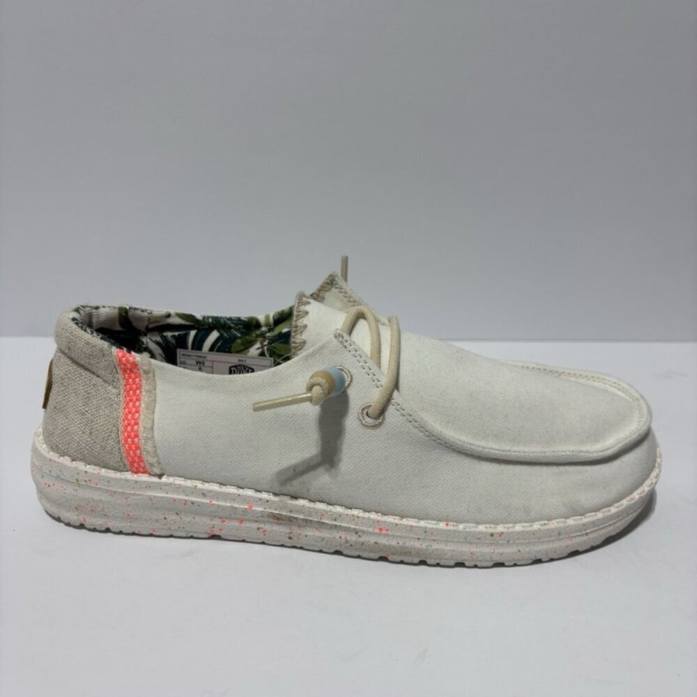 Hey Dude Women’s Wendy Fringe Slip-On Shoes Salt, Size 8 M